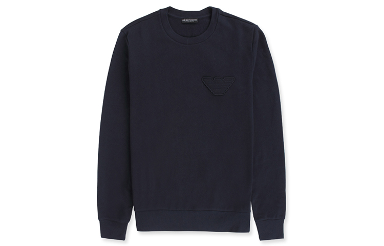 Emporio Armani Pullover Crewneck Sweatshirt Navy Blue 111785-1A571-00135