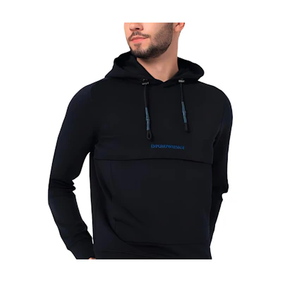 Emporio Armani Pullover Hoodie Navy Blue 3K1MF6-1JHSZ-0920