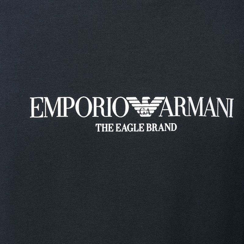 Emporio Armani Pullover Letter Logo Sweatshirt - Navy Blue 8N1ME8-J04Z-0922 圖 5