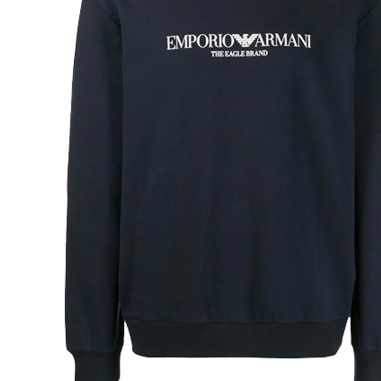 Emporio Armani Pullover Letter Logo Sweatshirt - Navy Blue 8N1ME8-J04Z-0922 圖 7