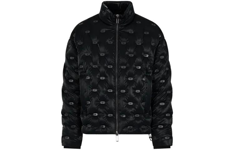 Emporio Armani Quilted Eagle Logo Jacket Black 6R1B88-1NDGZ-0920