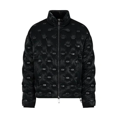 Emporio Armani Quilted Eagle Logo Jacket Black 6R1B88-1NDGZ-0920