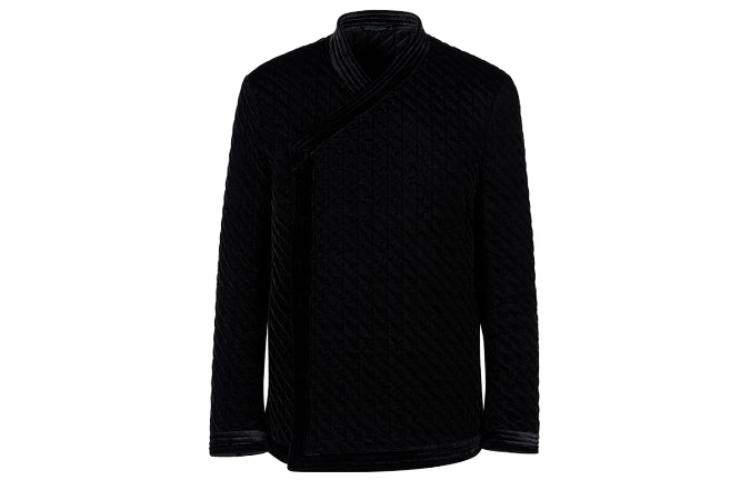 Emporio Armani Quilted Jacket with Hidden Closure Men’s Black H41G15-E1290-1999