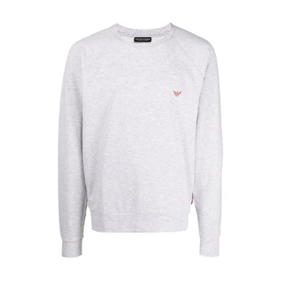 Emporio Armani Raglan Sleeve Sweatshirt Grey 111062-1P575