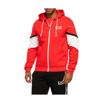 Emporio Armani Red Casual Hooded Jacket FW22 6KPM01-PJ3MZ-1451