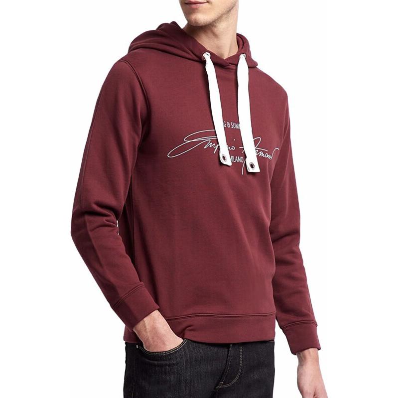 Emporio Armani Red Hoodie with Handwritten Letter Print and Drawstring 3G1ML1-1JHUZ-F332 圖 5