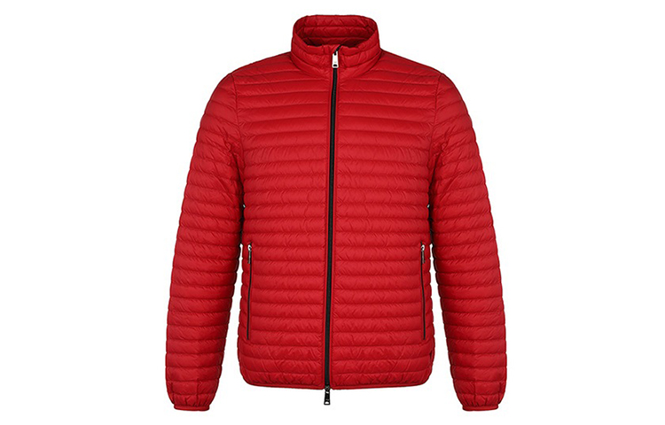 Emporio Armani Red Lightweight Nylon Down Jacket 8N1B72-1NLEZ-0396