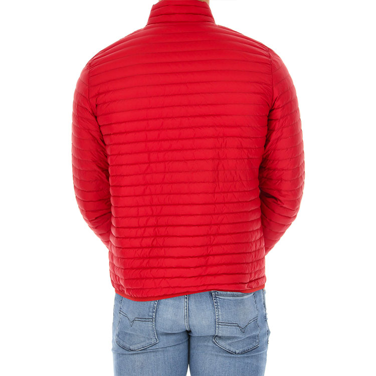 Details for エンポリオアルマーニ レッド ライトウェイト ナイロン ダウンジャケット 8N1B72-1NLEZ-0396