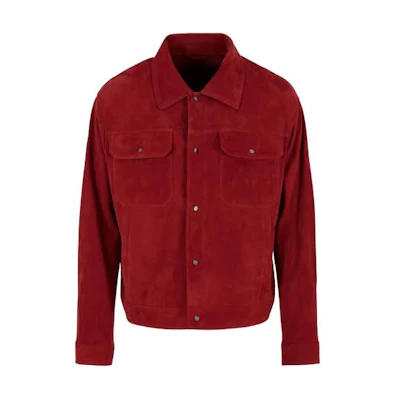 Emporio Armani Red Single-Breasted Long Sleeve Jacket E31R70-F1P70-1341
