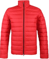 Emporio Armani Red Winter Down Jacket with Zipper and Stand Collar 6ZPB14-PN22Z-1451 Emporio Armani Red Winter Down Jacket with Zipper and Stand Collar 6ZPB14-PN22Z-1451