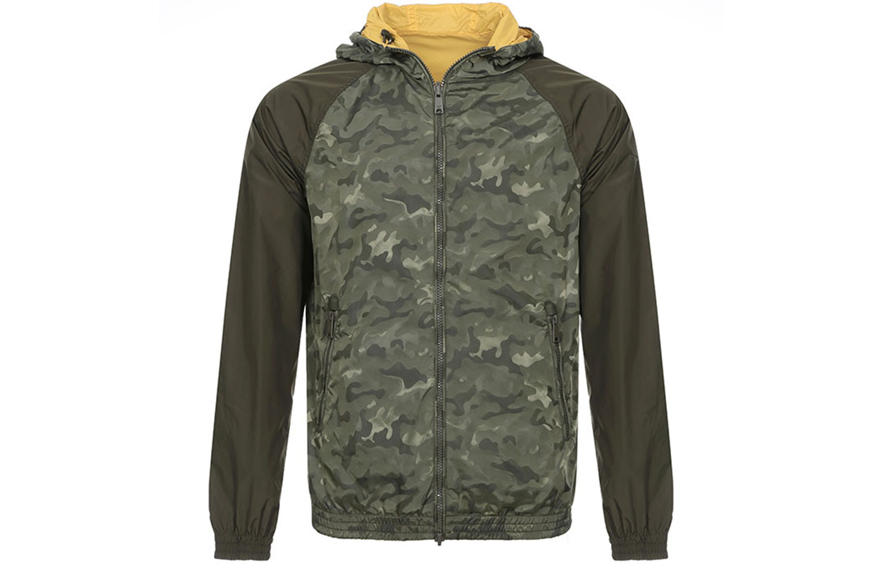 Emporio Armani Reversible Camouflage Nylon Jacket Green/Yellow 3Z1B88-1NSKZ-F501