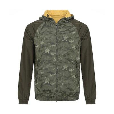 Emporio Armani Reversible Camouflage Nylon Jacket Green/Yellow 3Z1B88-1NSKZ-F501