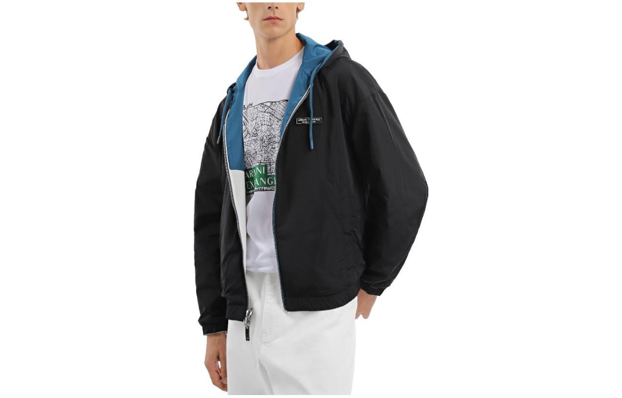 Emporio Armani Reversible Colorblock Zip Hoodie Jacket 6RZBL1-ZN2PZ-21CN