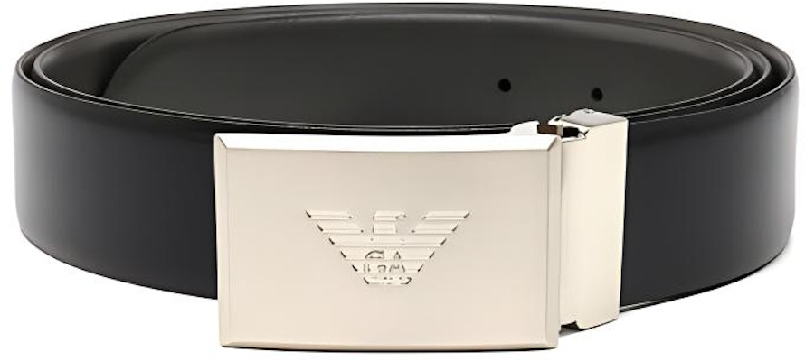 EMPORIO ARMANI 雙面鷹標小牛皮腰帶 黑色 3.5CM 寬 Y4S224YLQ7E-81972 Buy EMPORIO ARMANI 雙面鷹標小牛皮腰帶 黑色 3.5CM 寬 Y4S224YLQ7E-81972