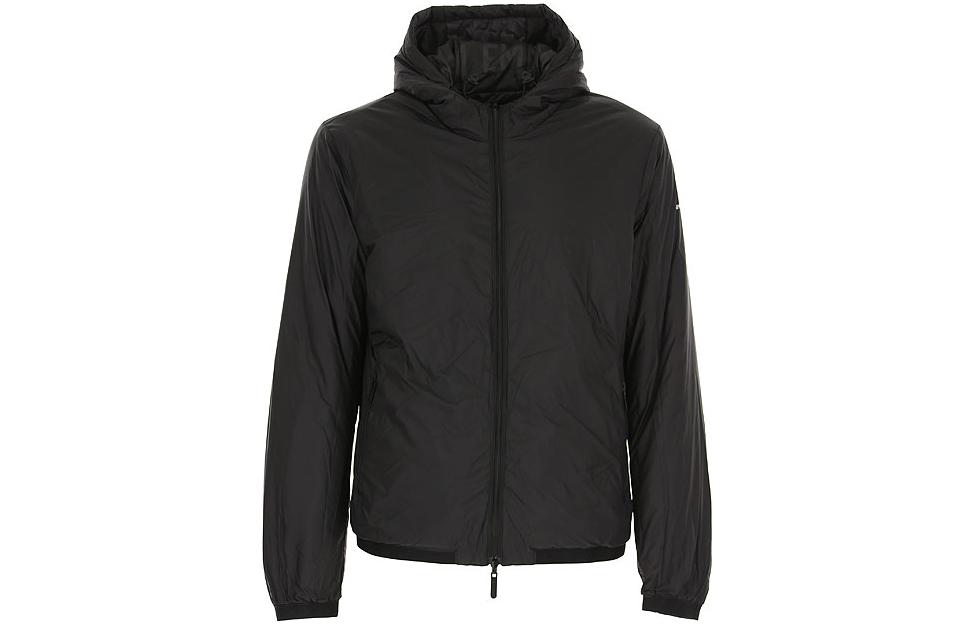 Emporio Armani Reversible Letter Zipper Jacket Black 6G1B97-1NUNZ-F001