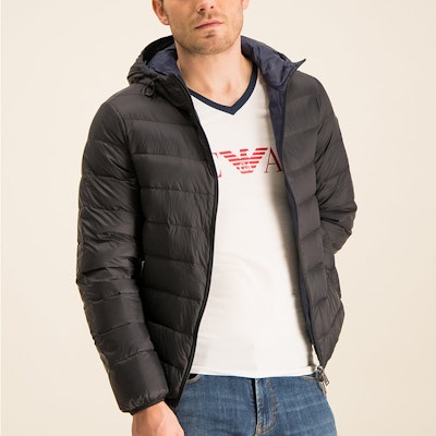 EMPORIO ARMANI Chaqueta Acolchada Reversible de Nylon Negro/Azul 8N1B51-1NJMZ-0999 Details for EMPORIO ARMANI Chaqueta Acolchada Reversible de Nylon Negro/Azul 8N1B51-1NJMZ-0999