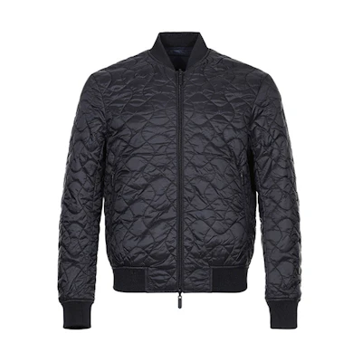 Emporio Armani Reversible Solid Bomber Jacket Black/Navy 6G1B96-1NUMZ-F017