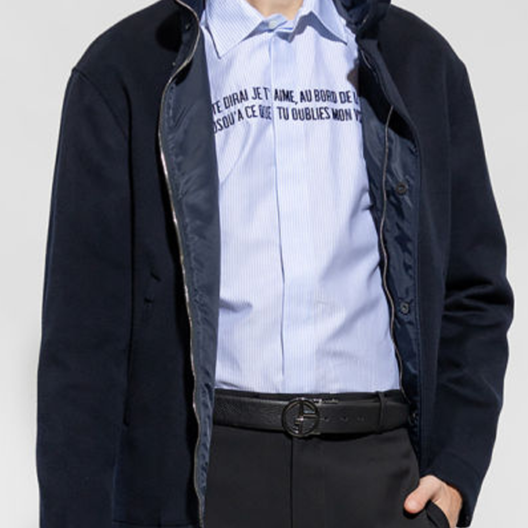 Emporio Armani Reversible Zipper Jacket - Navy Blue D41R28-D1452-922 圖 7