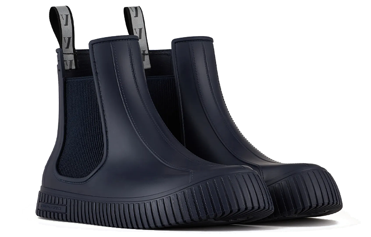 Emporio Armani Rubber Chelsea Boot 'Blue' 圖 3