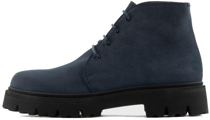 Emporio Armani Sawtooth Sole Lace-Up Boots 'Black' X4M373XF64500285 Buy Emporio Armani Sawtooth Sole Lace-Up Boots 'Black' X4M373XF64500285