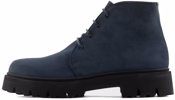 Emporio Armani Sawtooth Sole Lace-Up Boots 'Black' X4M373XF64500285 Emporio Armani Sawtooth Sole Lace-Up Boots 'Black' X4M373XF64500285