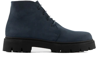 Order Emporio Armani Sepatu Boot Sol Bergerigi Tali 'Hitam' X4M373XF64500285