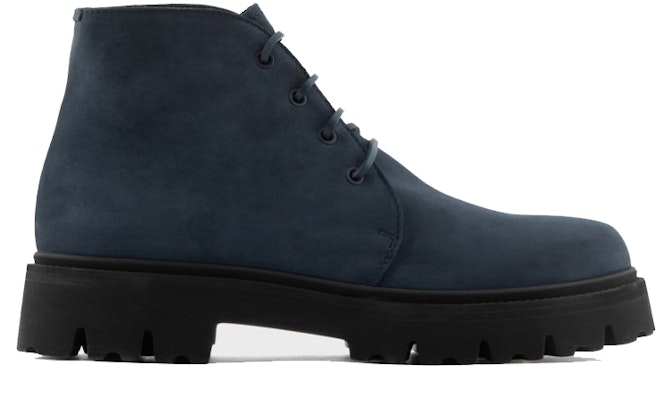 Emporio Armani Sawtooth Sole Lace-Up Boots 'Black' X4M373XF64500285 Order Emporio Armani Sawtooth Sole Lace-Up Boots 'Black' X4M373XF64500285