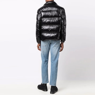 Emporio Armani Chaqueta Negra Brillante con Capucha y Relleno de Plumas 6K1B88-1NPDZ-0999 Shop Emporio Armani Chaqueta Negra Brillante con Capucha y Relleno de Plumas 6K1B88-1NPDZ-0999