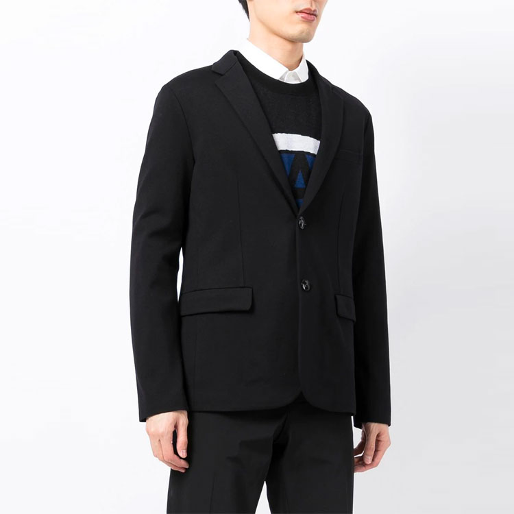 Emporio Armani Single-Breasted Long Sleeve Blazer Jacket Black 8N1G81-1JEZZ-0999 圖 4