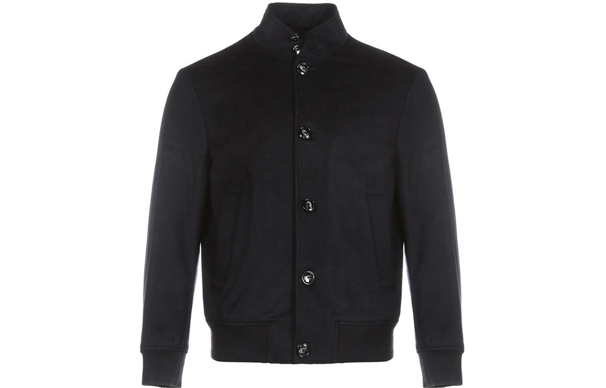 Emporio Armani Single-Breasted Navy Blue Long Sleeve Jacket 6H1BE2-1NYBZ-0920