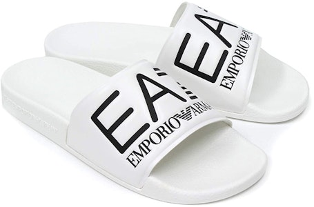エンポリオ アルマーニ スライド (ホワイト) XCP001-XCC22-00001 Lookbook エンポリオ アルマーニ スライド (ホワイト) XCP001-XCC22-00001