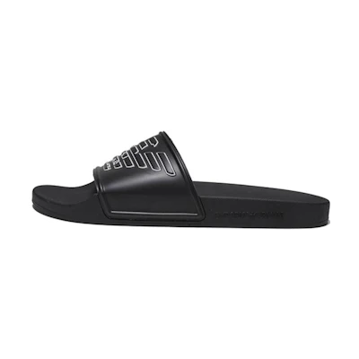 Emporio Armani Slides 'Black Eagle Logo'