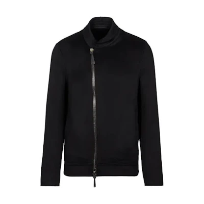Emporio Armani Slim Fit Black Stand Collar Long Sleeve Jacket 9CGOB0-2PT01-841U
