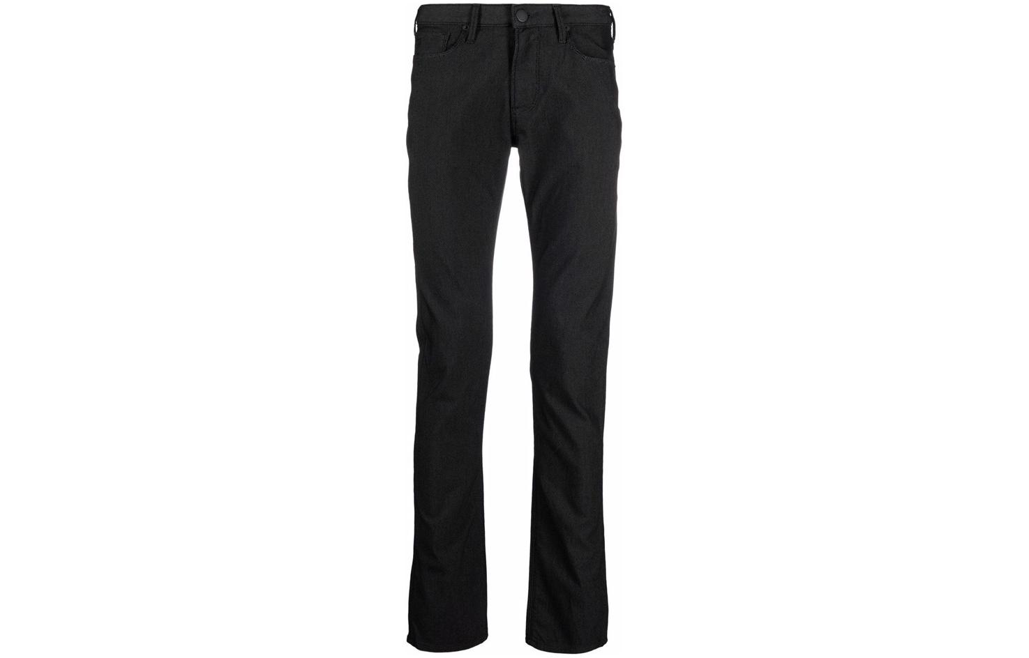 Order Emporio Armani 修身休闲直筒裤 黑色 8N1J06-1N2NZ-0999