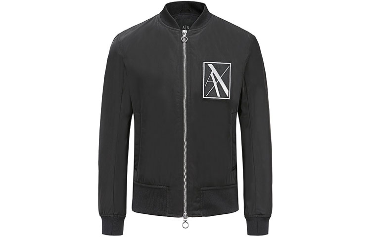 Emporio Armani Slim Fit Logo Jacket Black 6GZBG8-ZNFQZ-1200