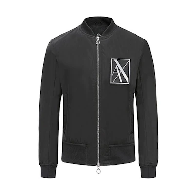 Emporio Armani Slim Fit Logo Jacket Black 6GZBG8-ZNFQZ-1200