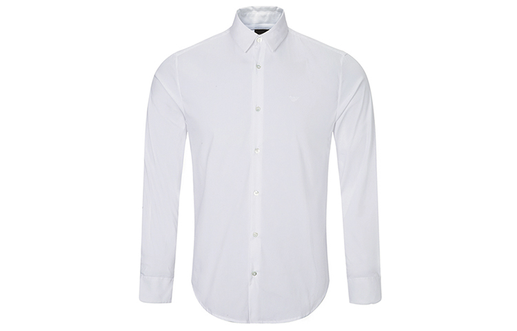 Emporio Armani Slim Fit Plain Long Sleeve Casual Shirt White 8N1C09-1N06Z-0100