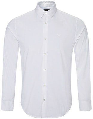 Kemeja Kasual Lengan Panjang Slim Fit Emporio Armani Putih Polos 8N1C09-1N06Z-0100 Buy Kemeja Kasual Lengan Panjang Slim Fit Emporio Armani Putih Polos 8N1C09-1N06Z-0100