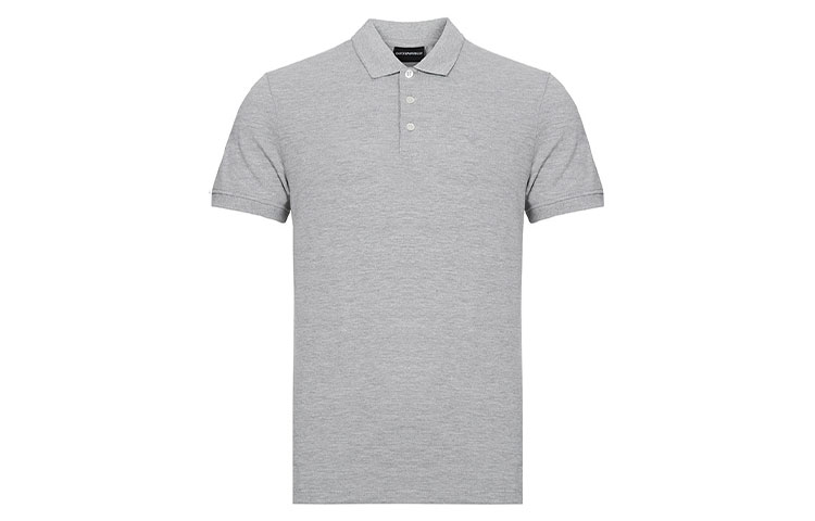 Emporio Armani Slim Fit Polo Shirt in Grey 8N1F12-1J0SZ-0616