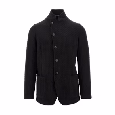 Emporio Armani Slim Fit Single-Breasted Black Jacket E31G57-1F106-2999