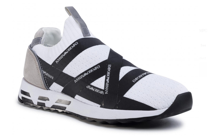 Emporio Armani Sneaker 'Grey White' 圖 3