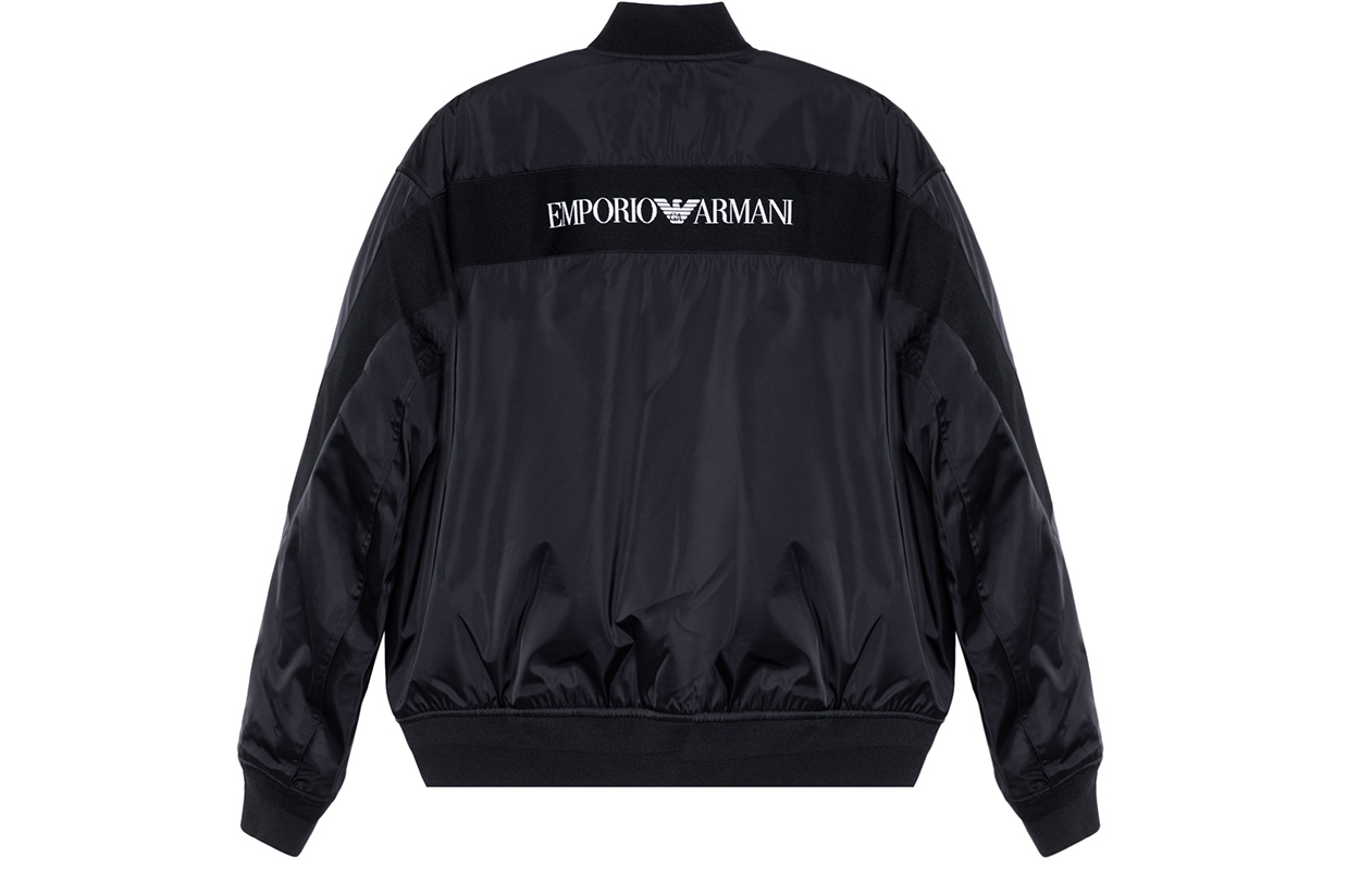 EMPORIO ARMANI Solid Back Letter Logo Jacket Navy Blue 6G1B86-1NPKZ-0922 圖 3