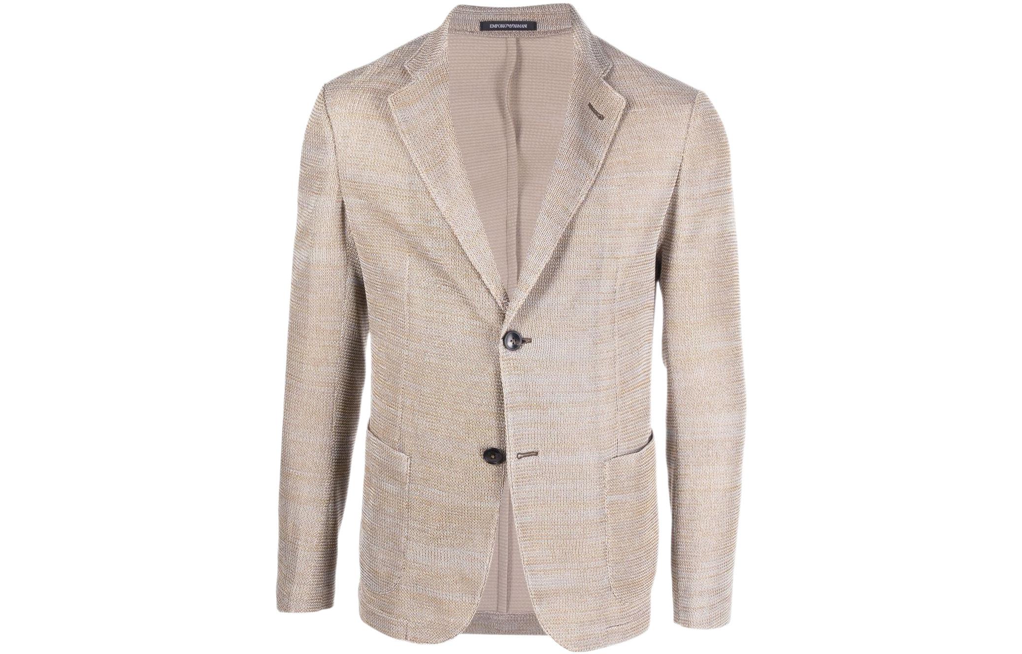 Emporio Armani Solid Brown Jacket I1G510-I1D03-420