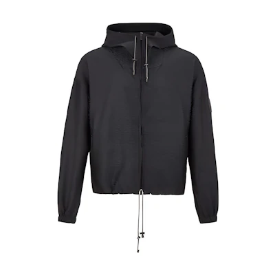 Emporio Armani Solid Color Casual Drawstring Hoodie Jacket 91R380-91205-0999