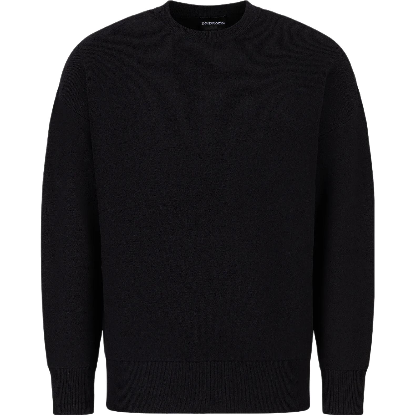 Emporio Armani Solid Color Crewneck Long-Sleeve Fashion Sweatshirt 3R1MX7-1MDUZ-10920