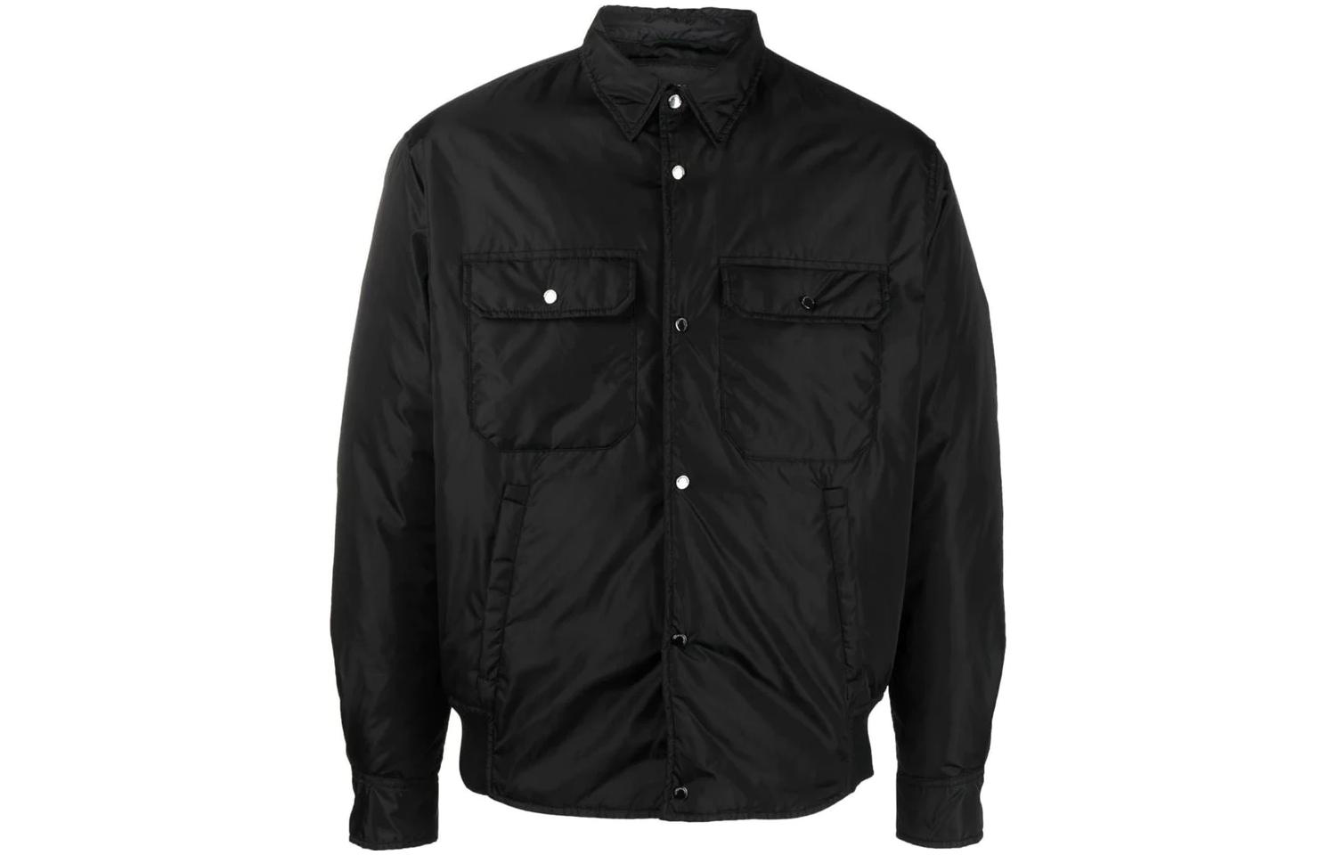 Emporio Armani Solid Color Down Jacket with Point Collar 6R1C64-1NQTZ-0999