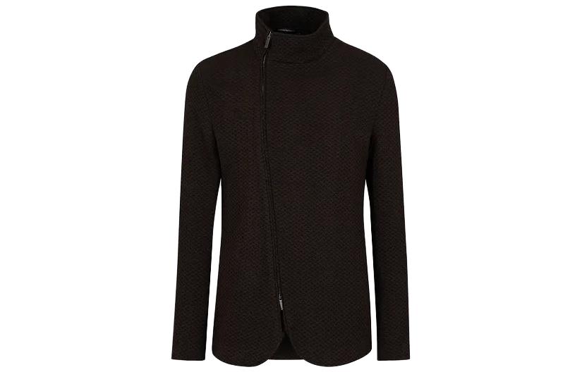 Emporio Armani Solid Color High-Neck Zipper Jacket H41G30-E1426-1477