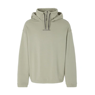 Emporio Armani Solid Color Hoodie Long Sleeve Light Green 6R1ME61-JWPZ1-0606
