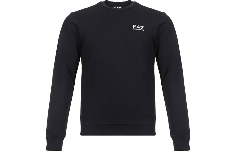 Emporio Armani Solid Color Navy Blue Long-Sleeve Sweatshirt 8NPM52-PJ05Z-1578