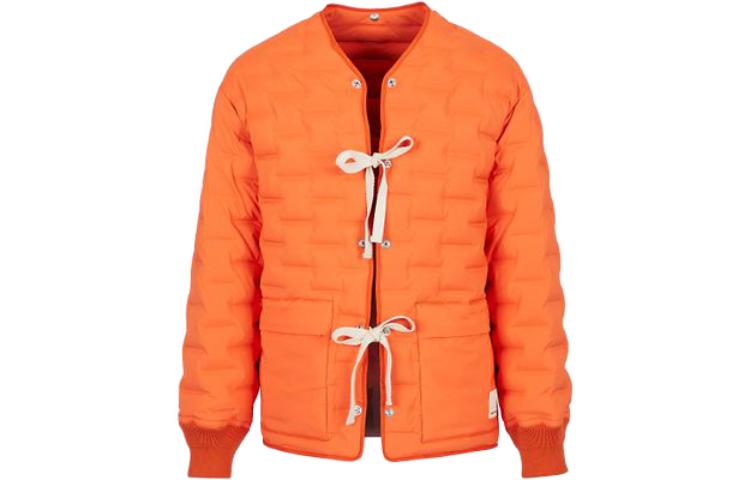 Emporio Armani Solid Color Pleated Crew Neck Down Jacket 3R1B9B1-NX8Z1-0252